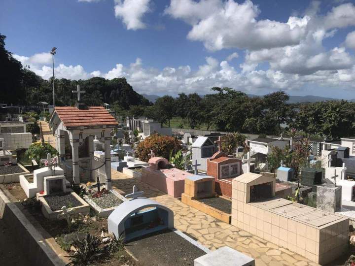 Cérémonie d'inhumation  en Guadeloupe